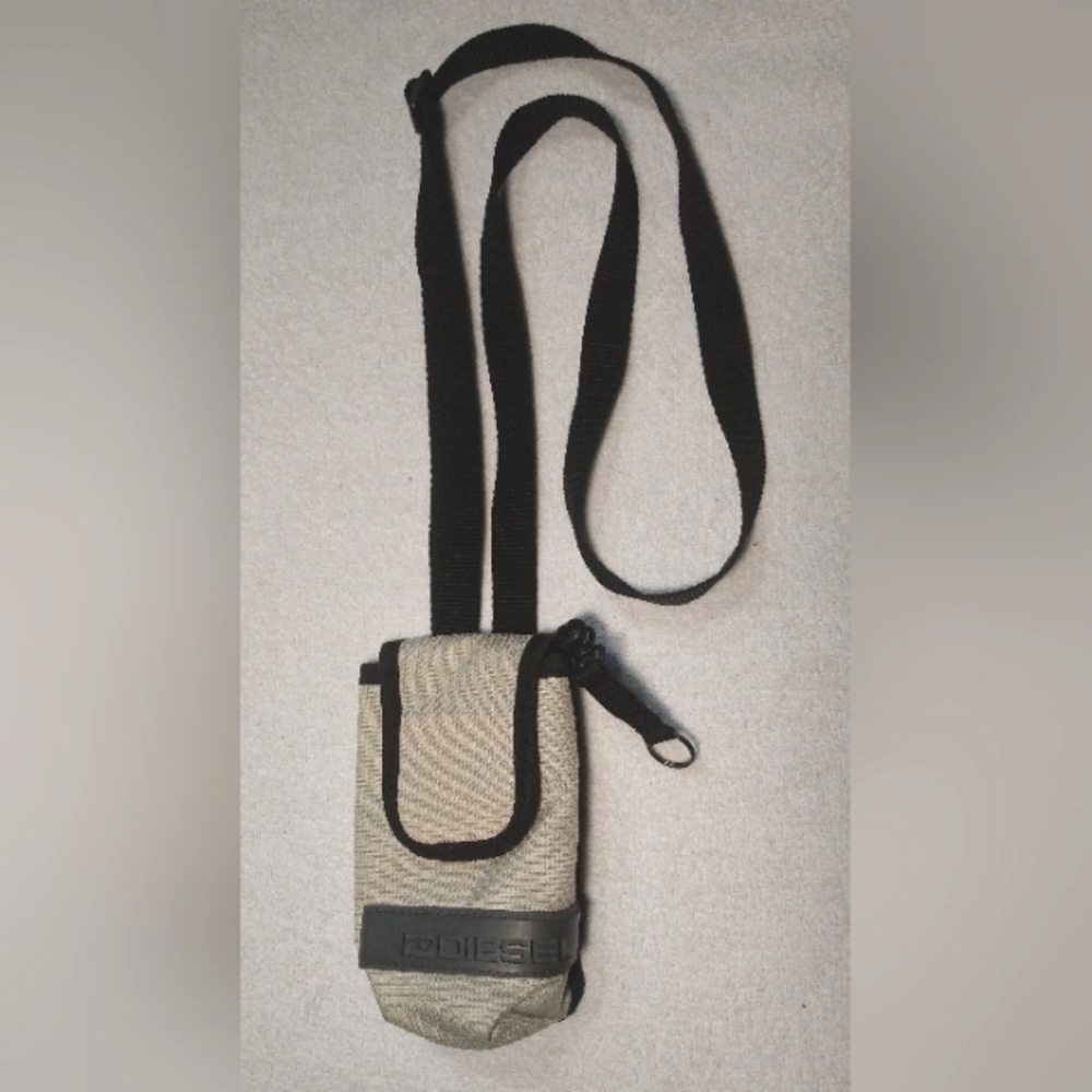 Diesel Beige and Black Belt Bag